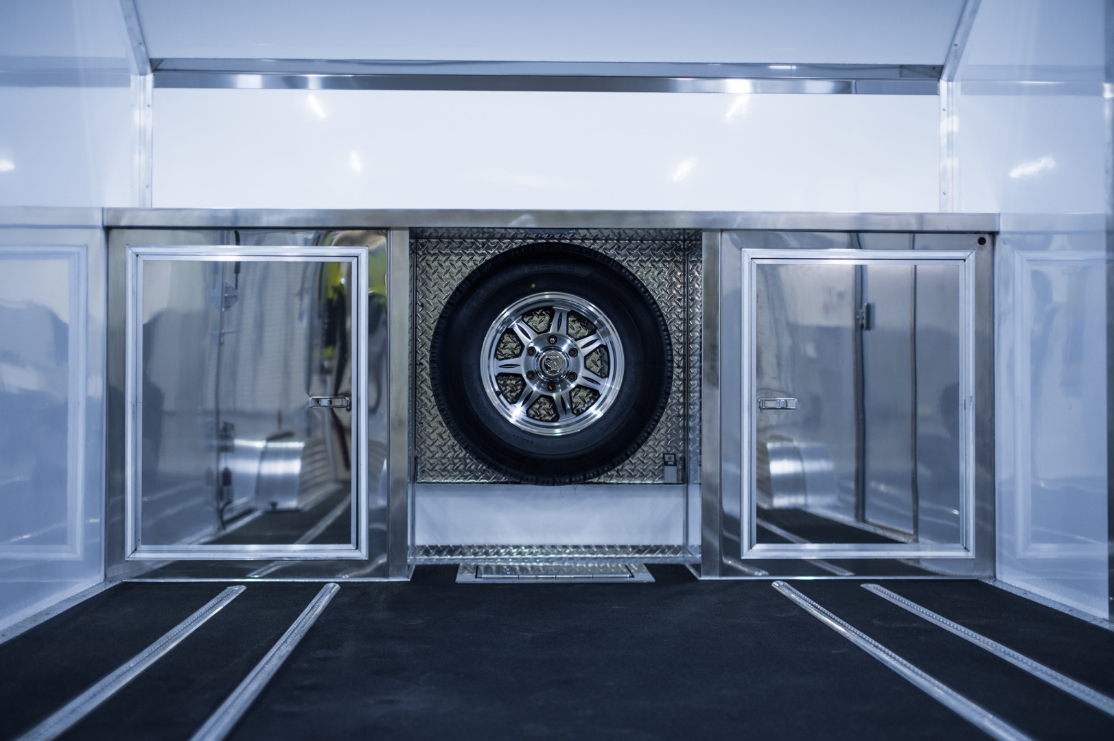 jimglo elite mirrored stainless steel cabinet option 2 doors