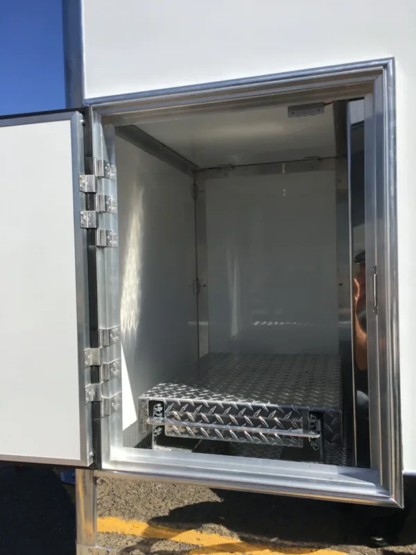Enclosed Car Trailer 27 Generator Slide Out Cabinet