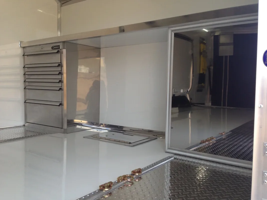 Enclosed Car Trailer 29 Tool Chest Drawers